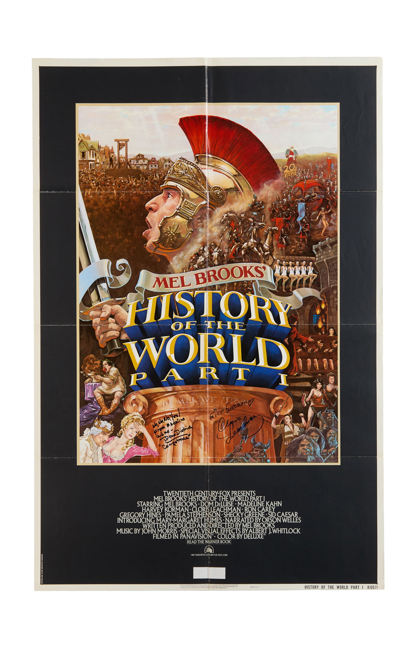 History of the World, Part I | Cast-Signed Movie Poster (1 of 3)