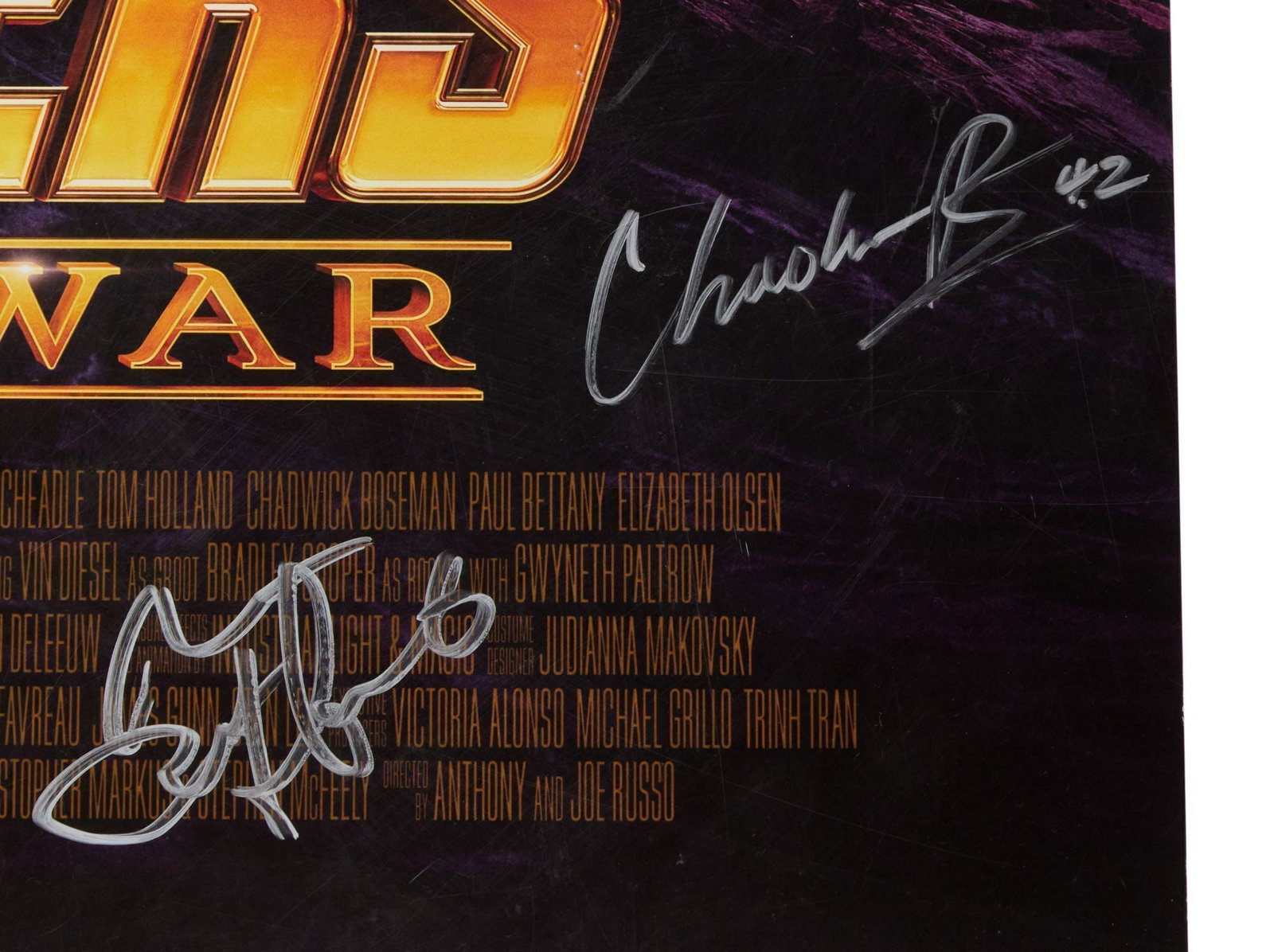 Avengers: Infinity War | Cast-Signed Poster - 4