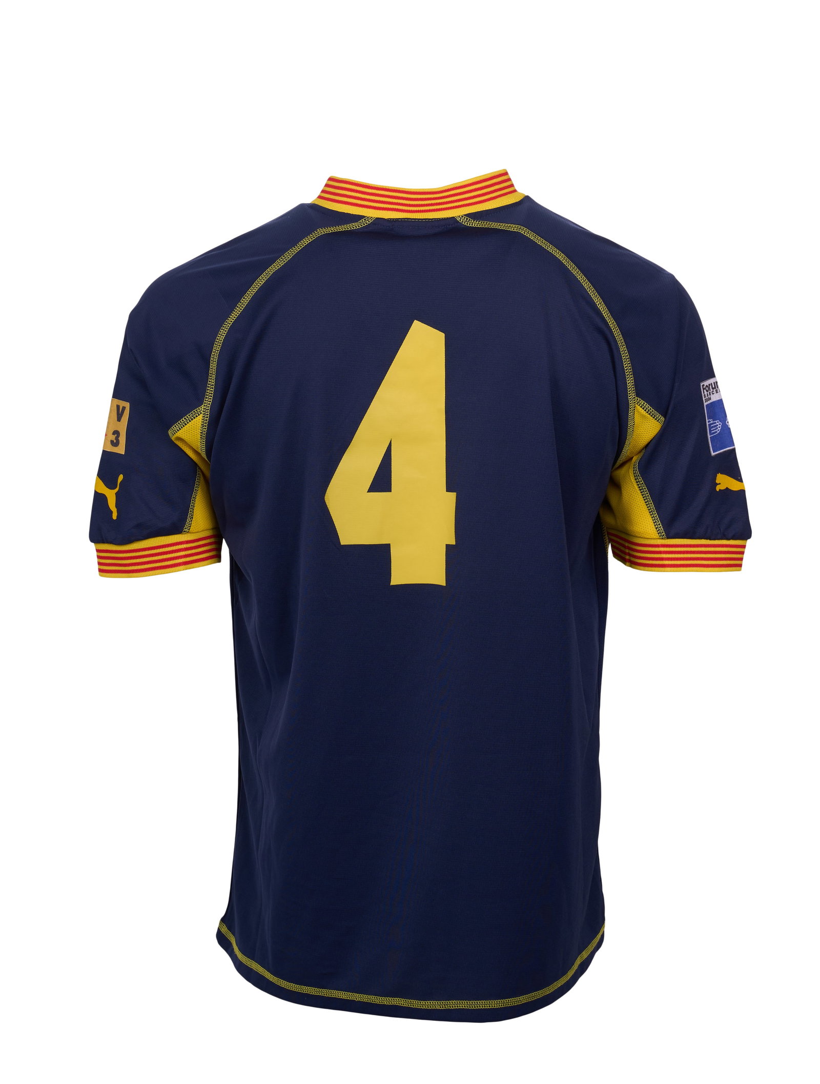 Josep Guardiola | Match-Worn 2004 Catalonia Jersey (MEARS): A Puma brand Catalonia jersey (size XL) match-worn by Josep Guardiola during the Catalonia vs Brazil international friendly match on May 25, 2004, in Barcelona, Spain.