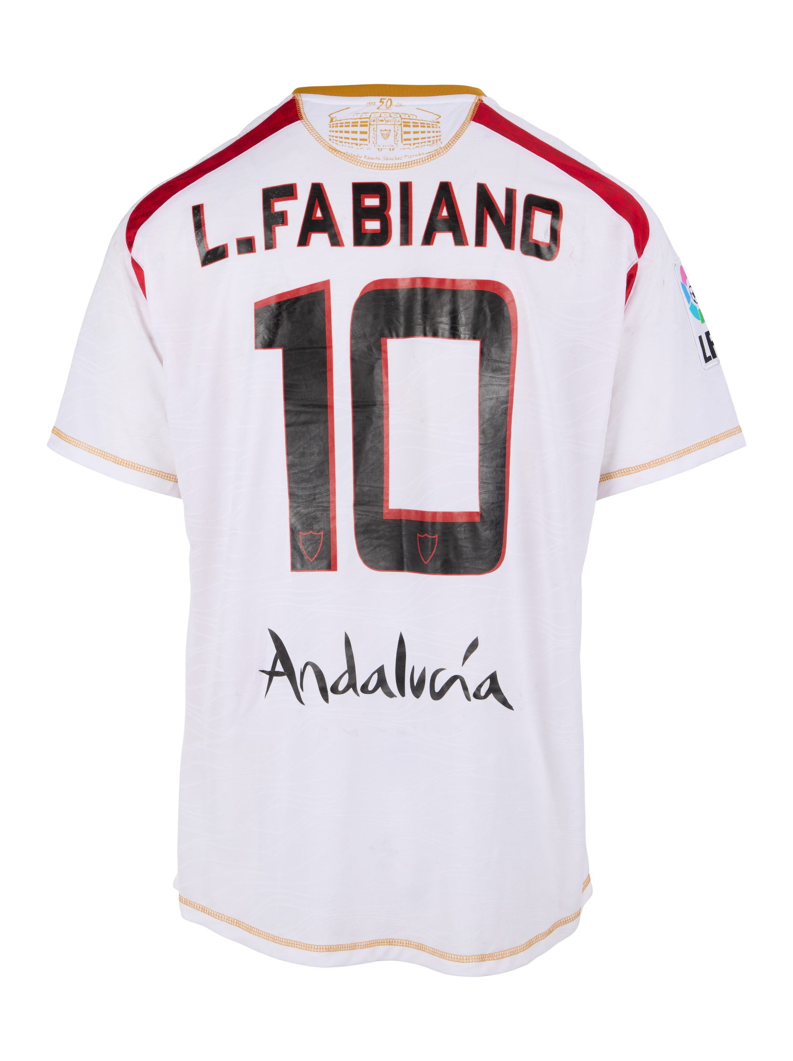 Luis Fabiano | Match-Worn 2008 Sevilla Jersey (MEARS and Getty Photo) (1 of 6)