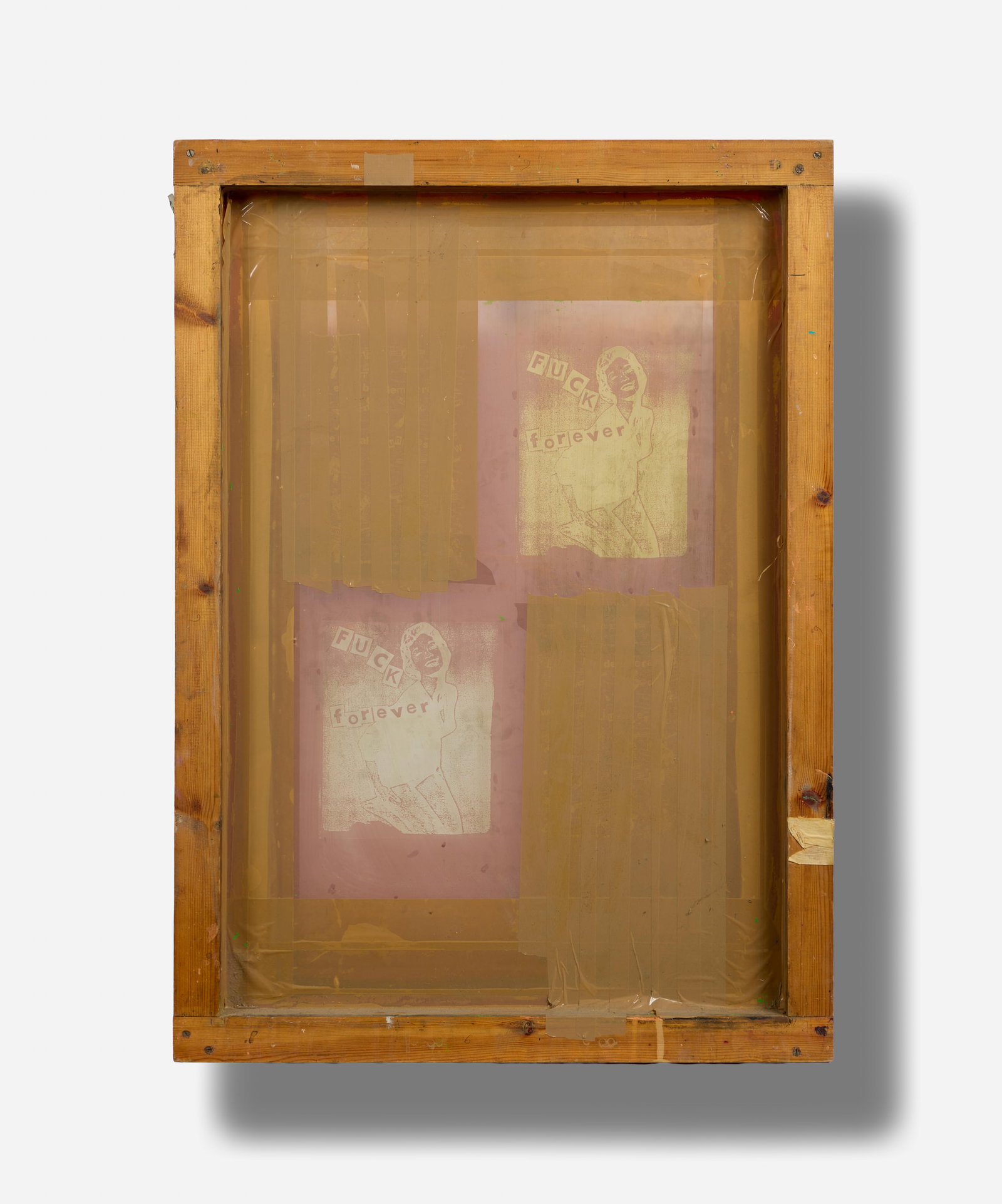 Boy George | Jamie Reid Sex Pistols "Fuck Forever" Original Screen-Printing Frame (1 of 3)
