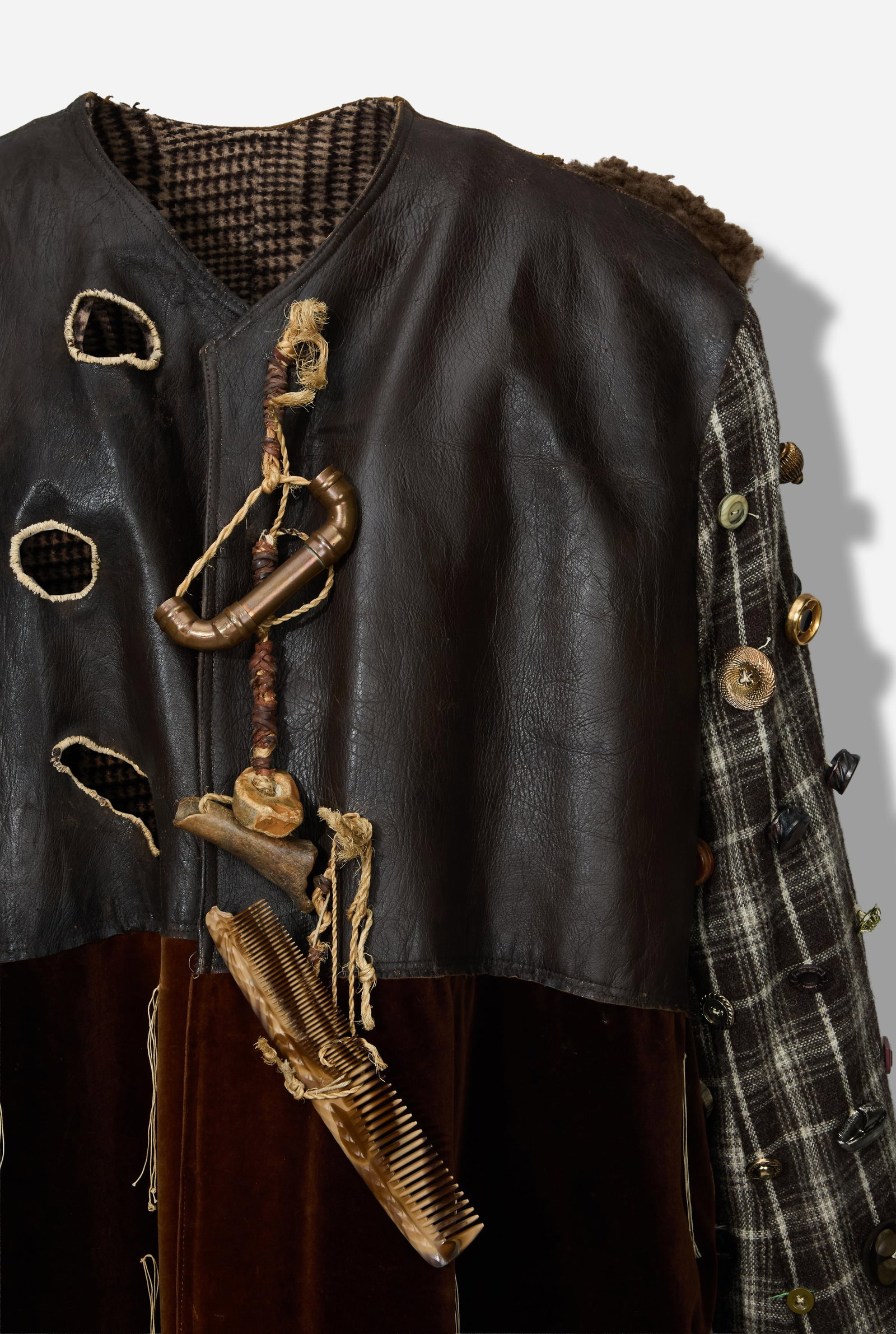 Boy George | Patchwork Full-Length Coat - 2