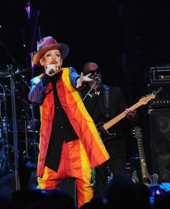 Boy George | 2016 Performance Worn Rainbow Ensemble (With Image) - 2