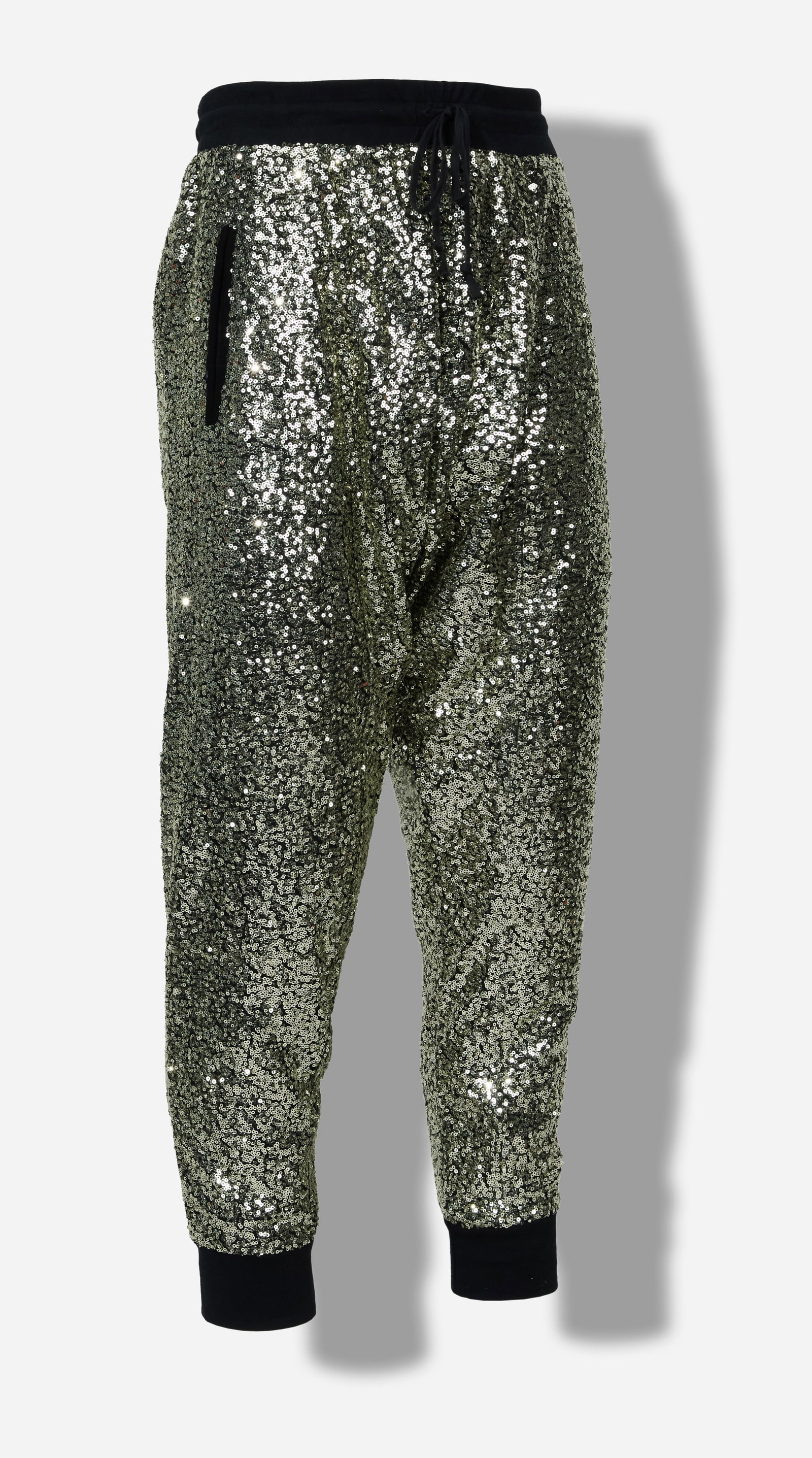 Boy George | Silver Sequin Joggers - 2