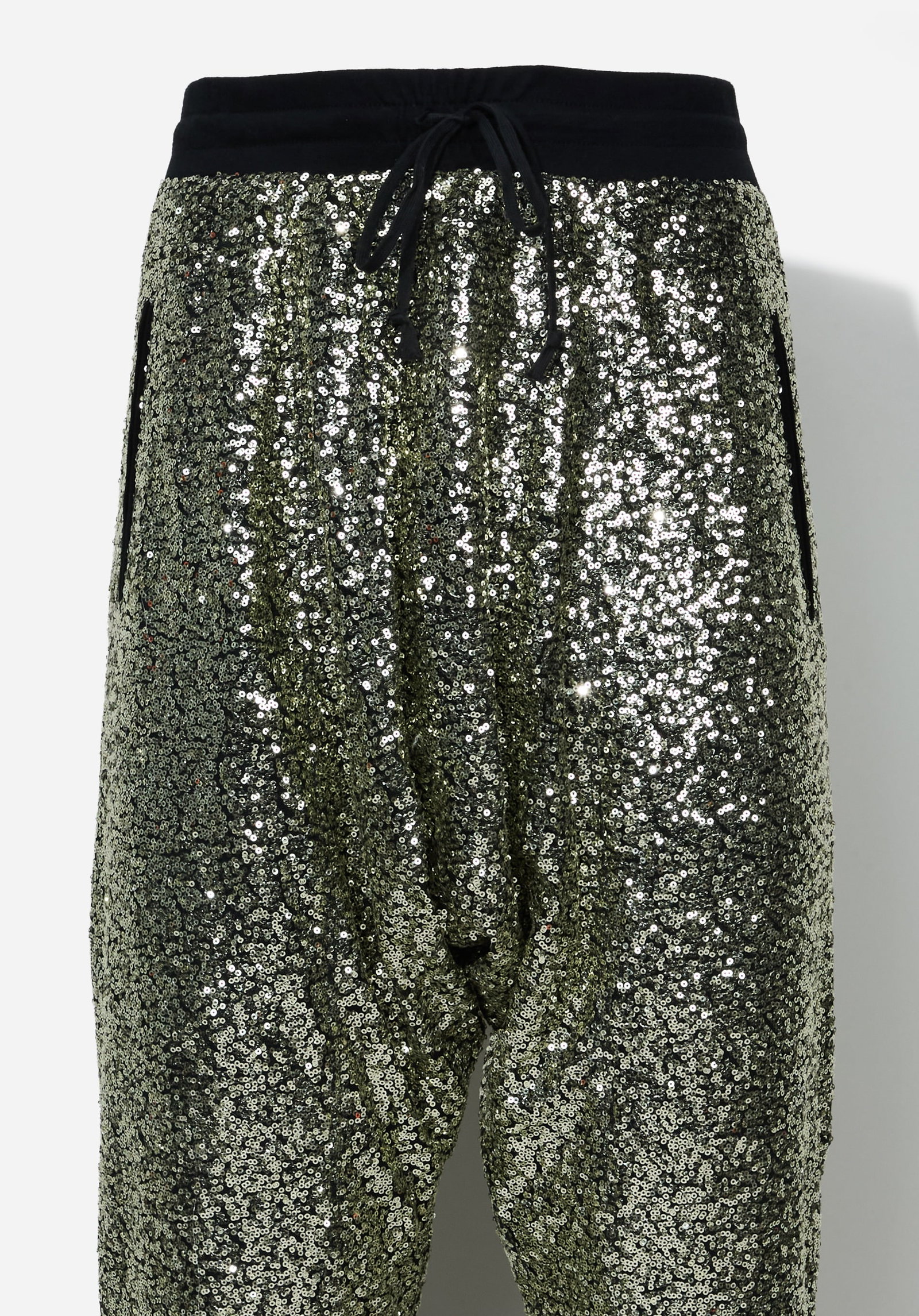 Boy George | Silver Sequin Joggers - 4