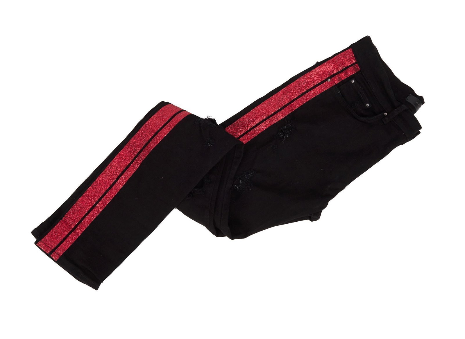 Juice WRLD | Stage-Worn "Vega" Amiri Red-Stripe Jeans