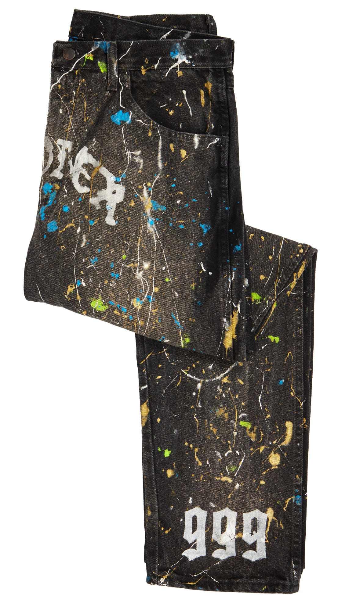 Juice WRLD | Stage-Worn Custom Painted "999" Jeans (1 of 4)
