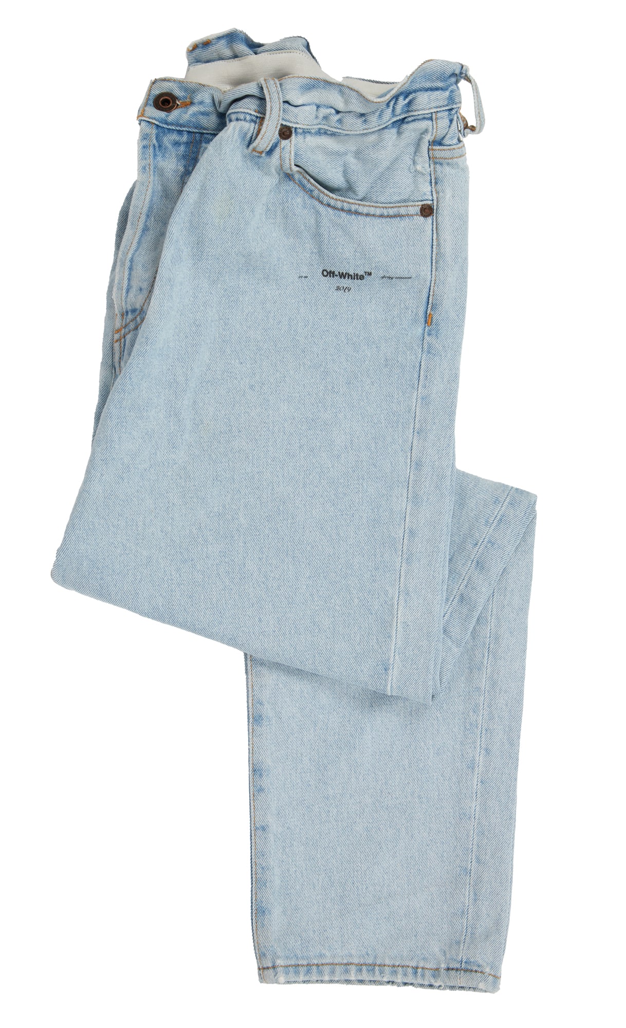 Juice WRLD | Photo-Worn Off-White Brand Blue Jeans (with Photo)