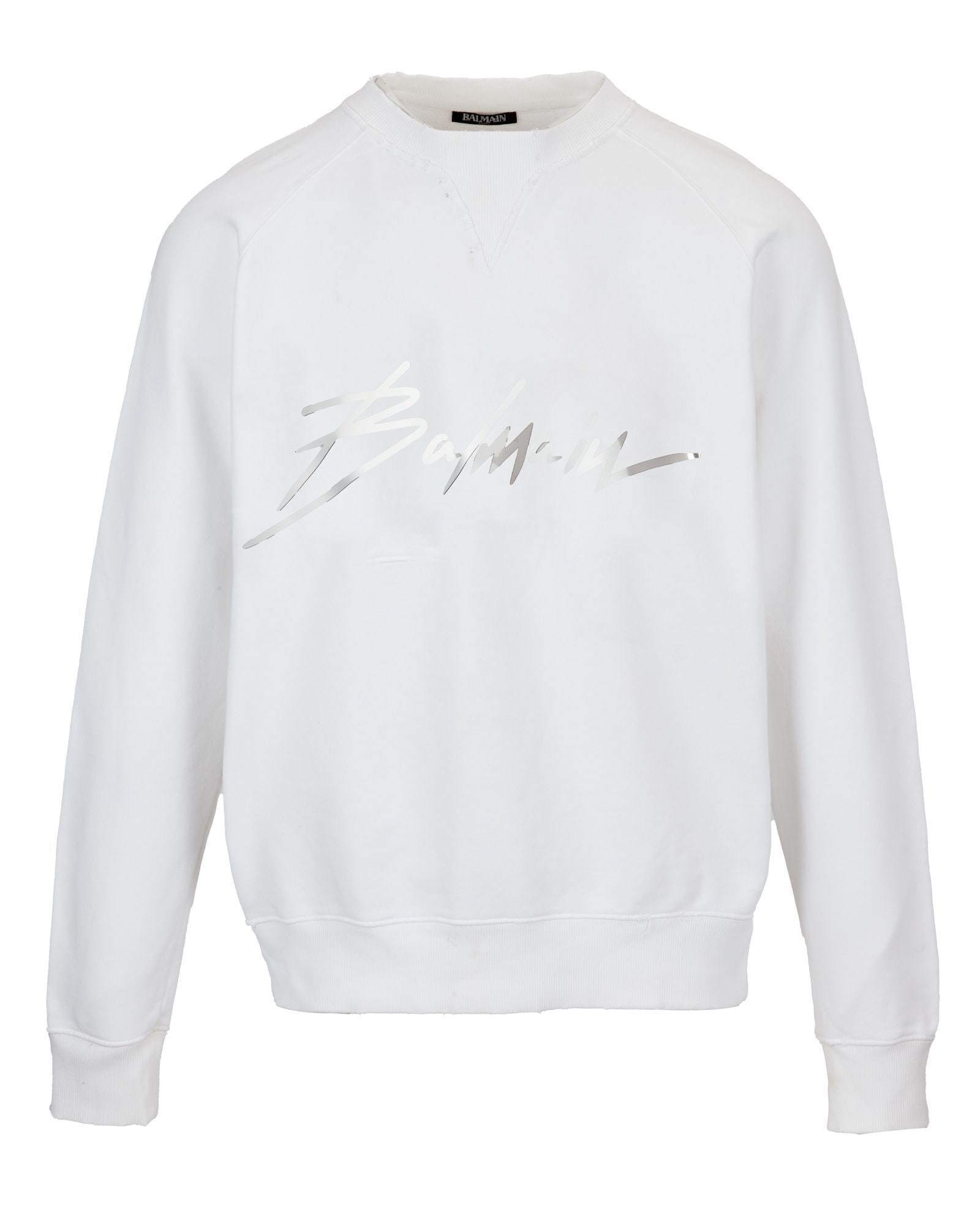 Juice WRLD | Award Presentation Worn Balmain Mirror Logo Sweatshirt (with Photo) (1 of 5)