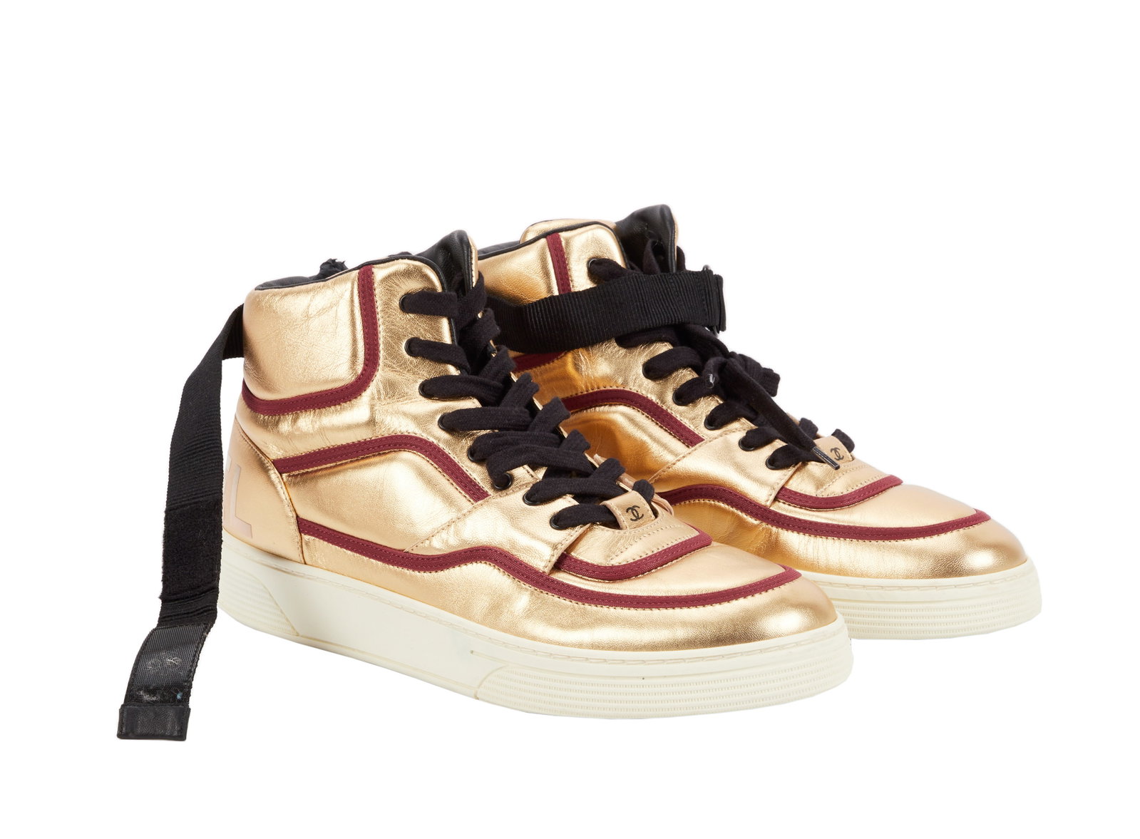 Juice WRLD | Chanel Gold-Tone Sneakers