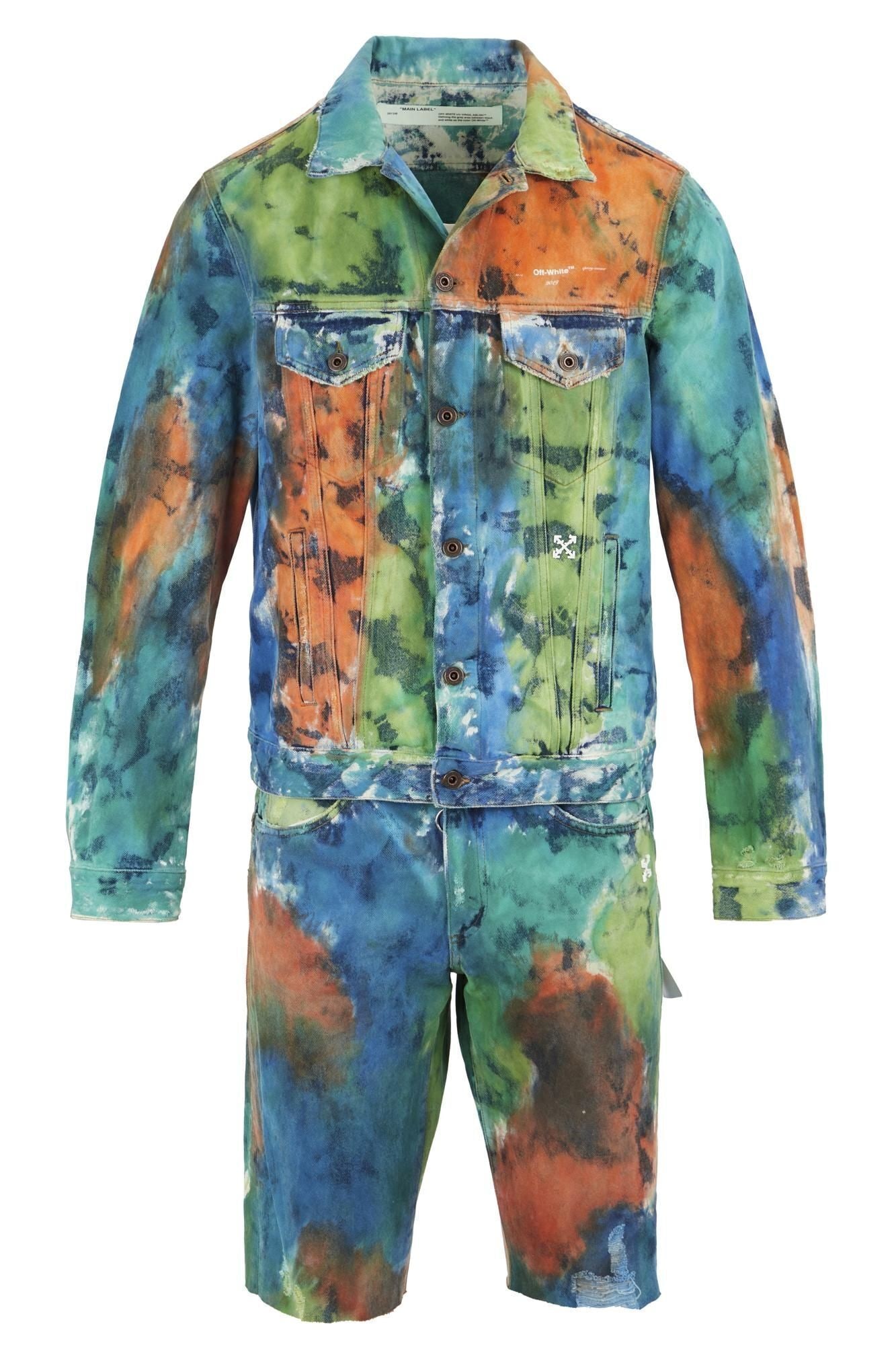 Juice WRLD | Virgil Abloh Off-White Brand Jean Jacket and Shorts