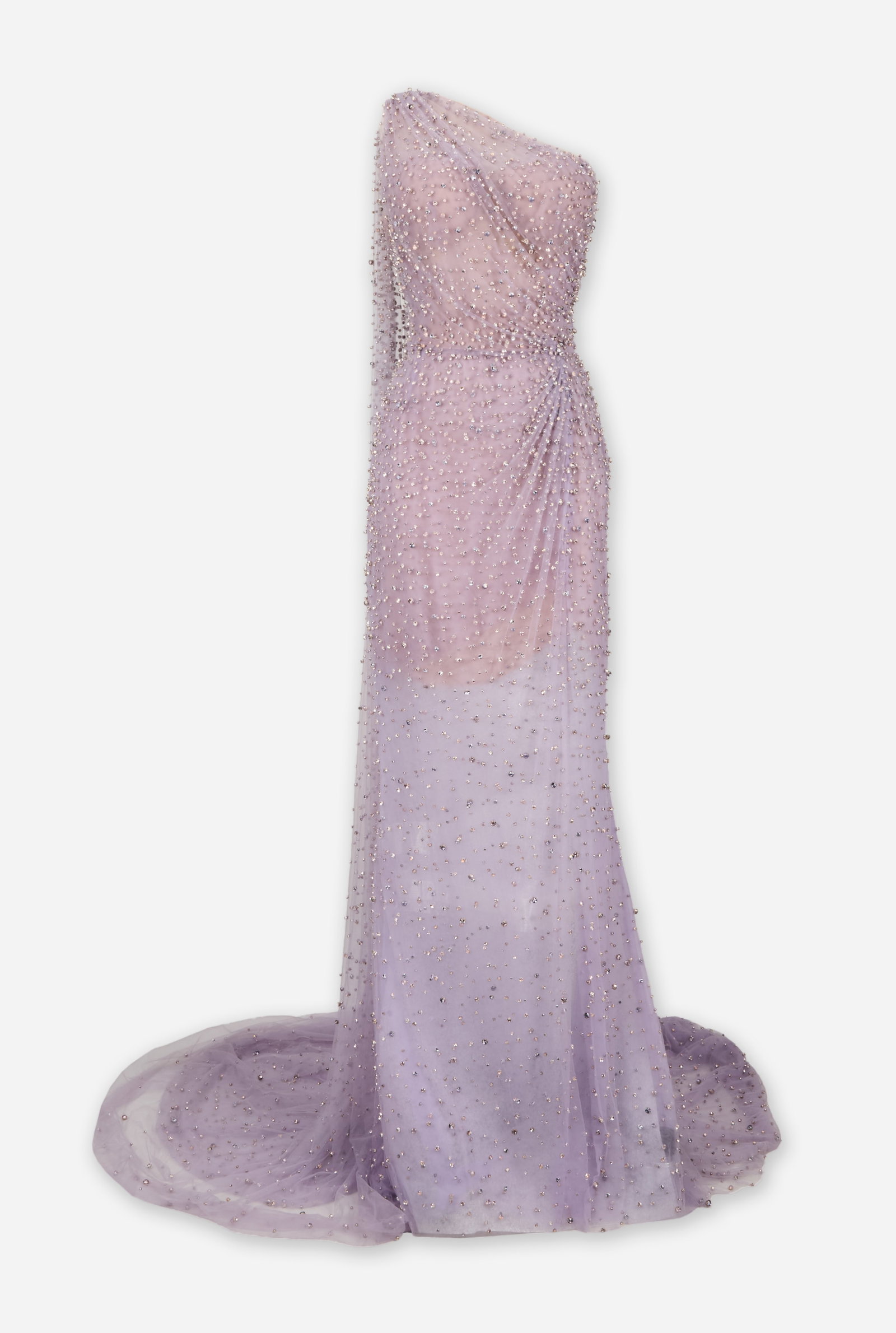 Hannah Waddingham | 2024 The Olivier Awards Marchesa Couture Lavender Gown (1 of 5)