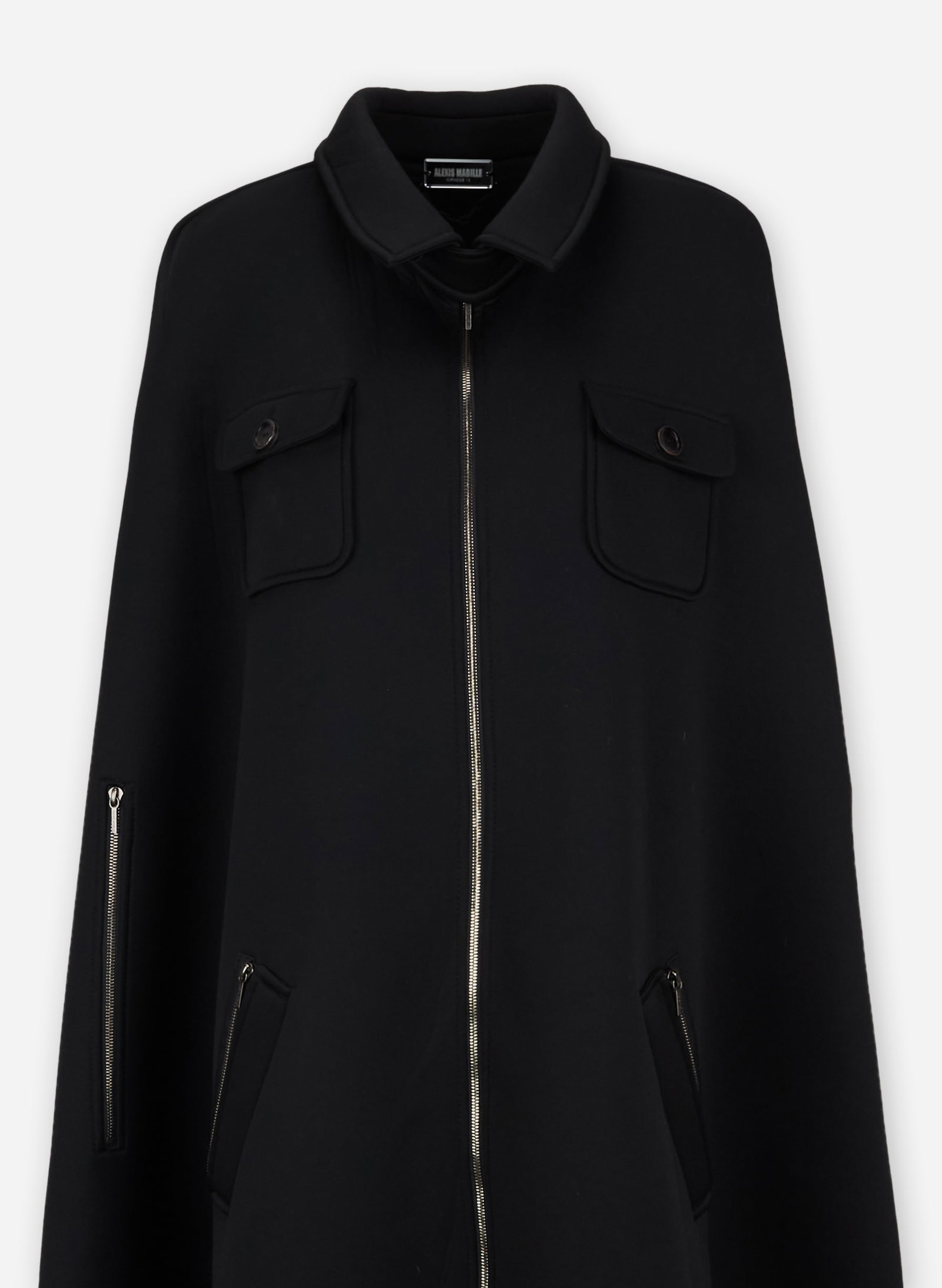 Alexis Mabille | 2011 Fall Black Cape - 2