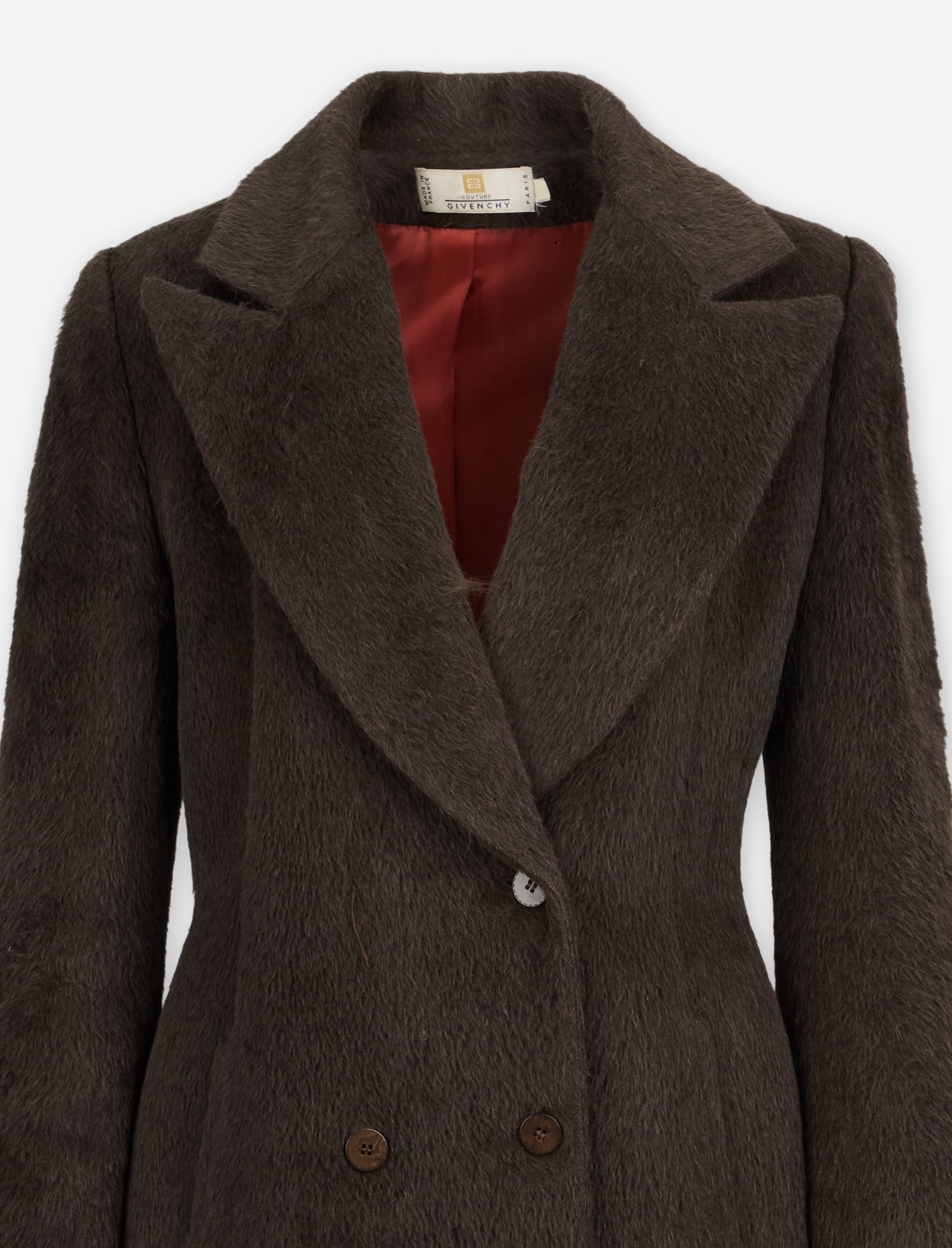 Givenchy | 1997 Pre-Fall Double Breasted Alpaca Coat - 2