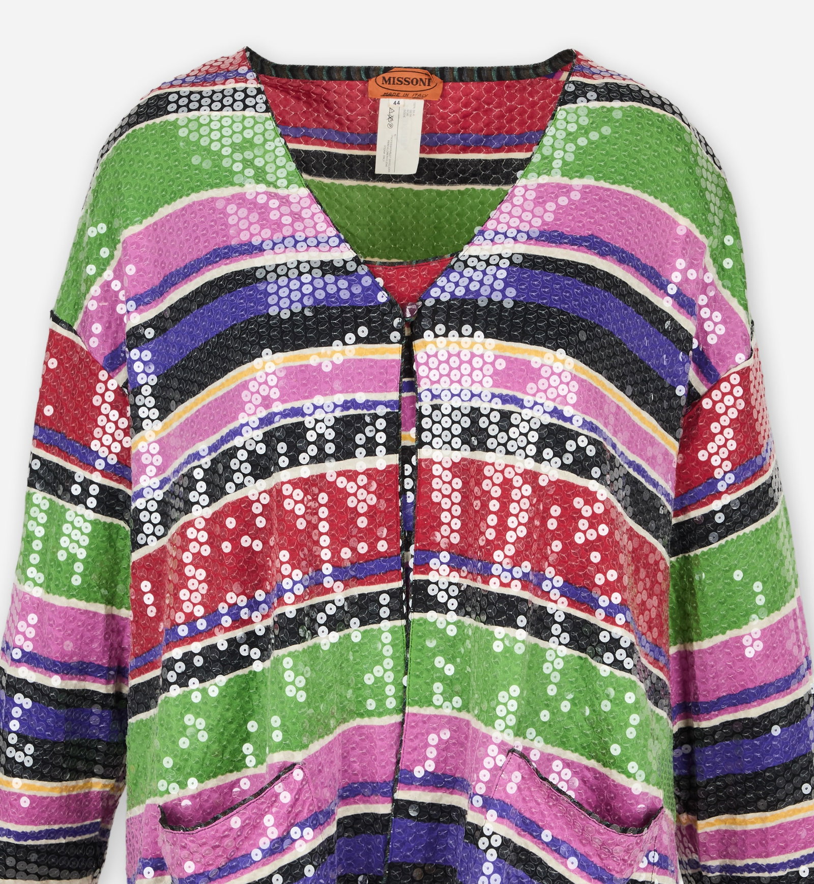 Missoni | 1980's Sequin Patterned Two-Piece Jacket and Top - 2