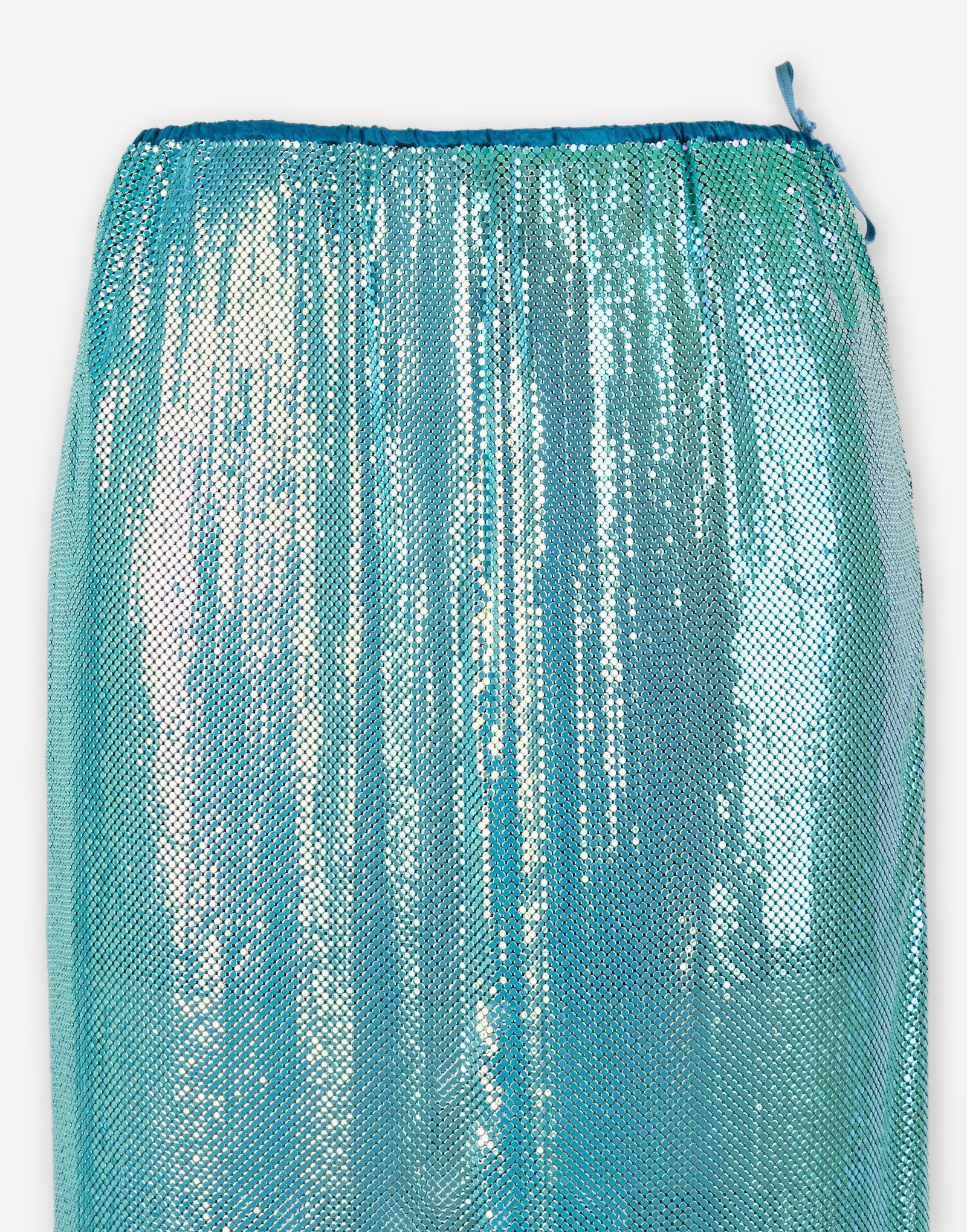 Ferrera | Aqua Chainmail Skirt - 2