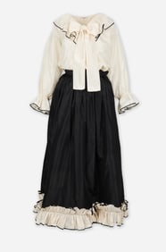 Saint Laurent | Ballet Russe Two-Piece Skirt Ensemble