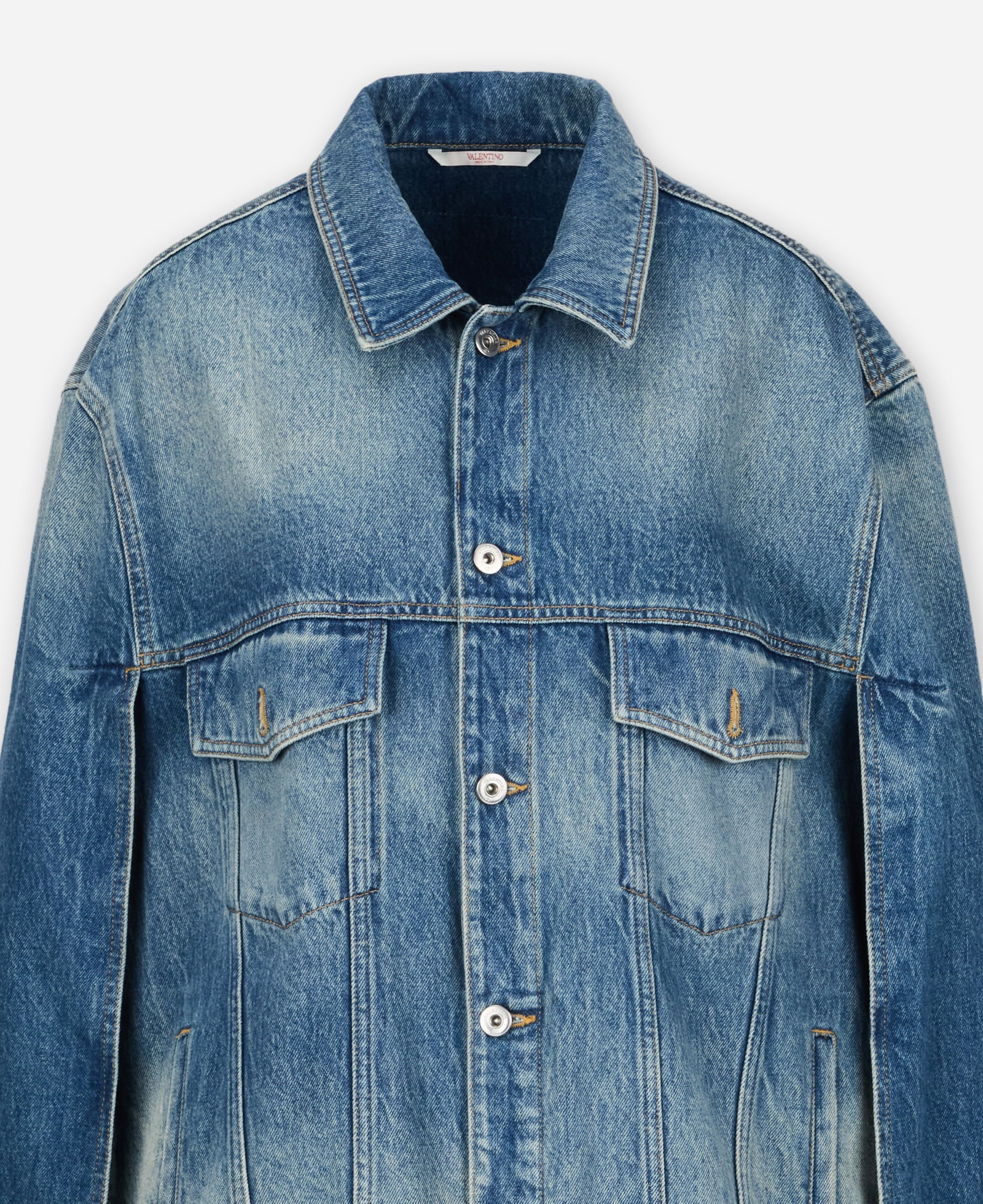 Valentino | Denim Cape - 3