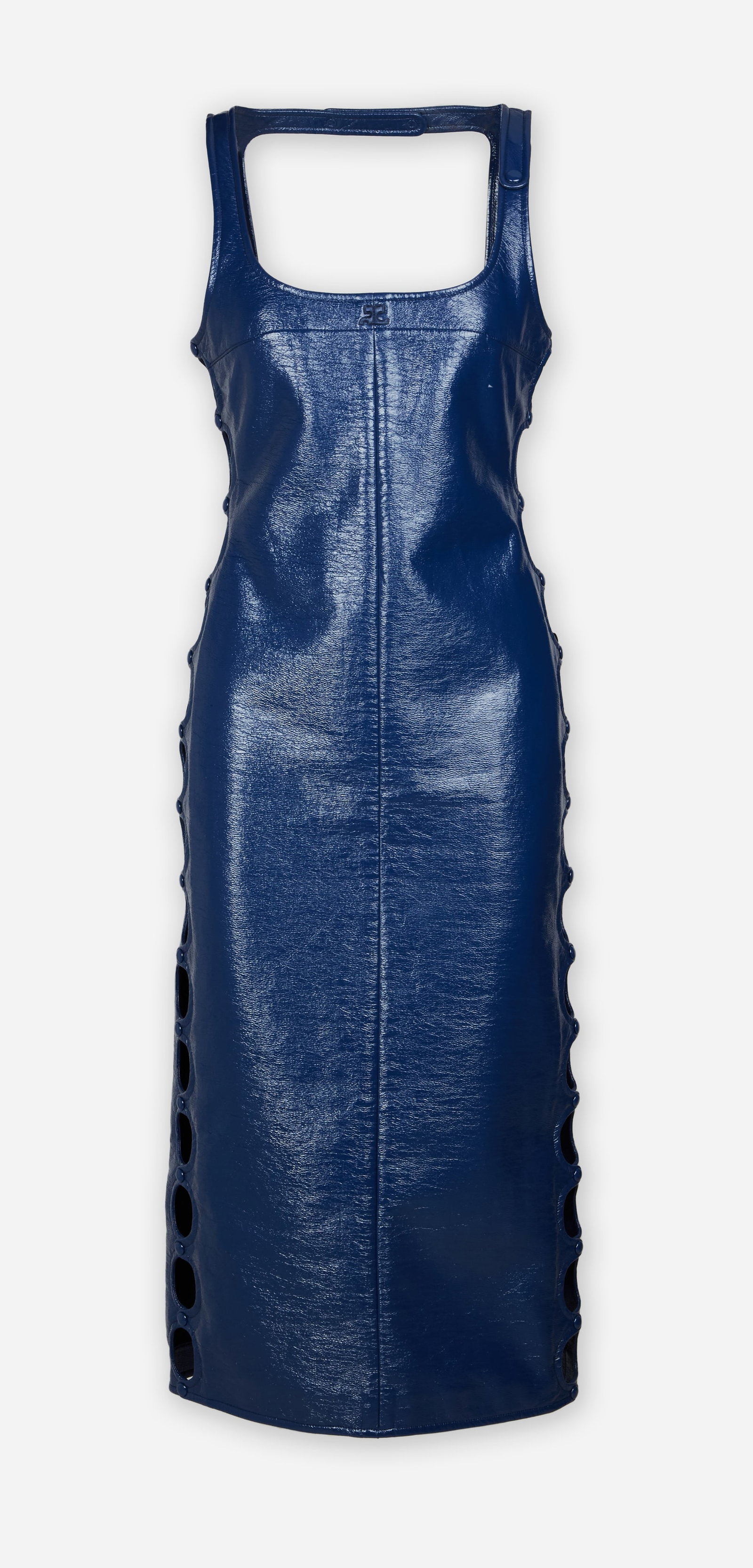 Courreges Paris | 2021 Fall Vinyl Evening Dress with Cut Outs (1 of 5)