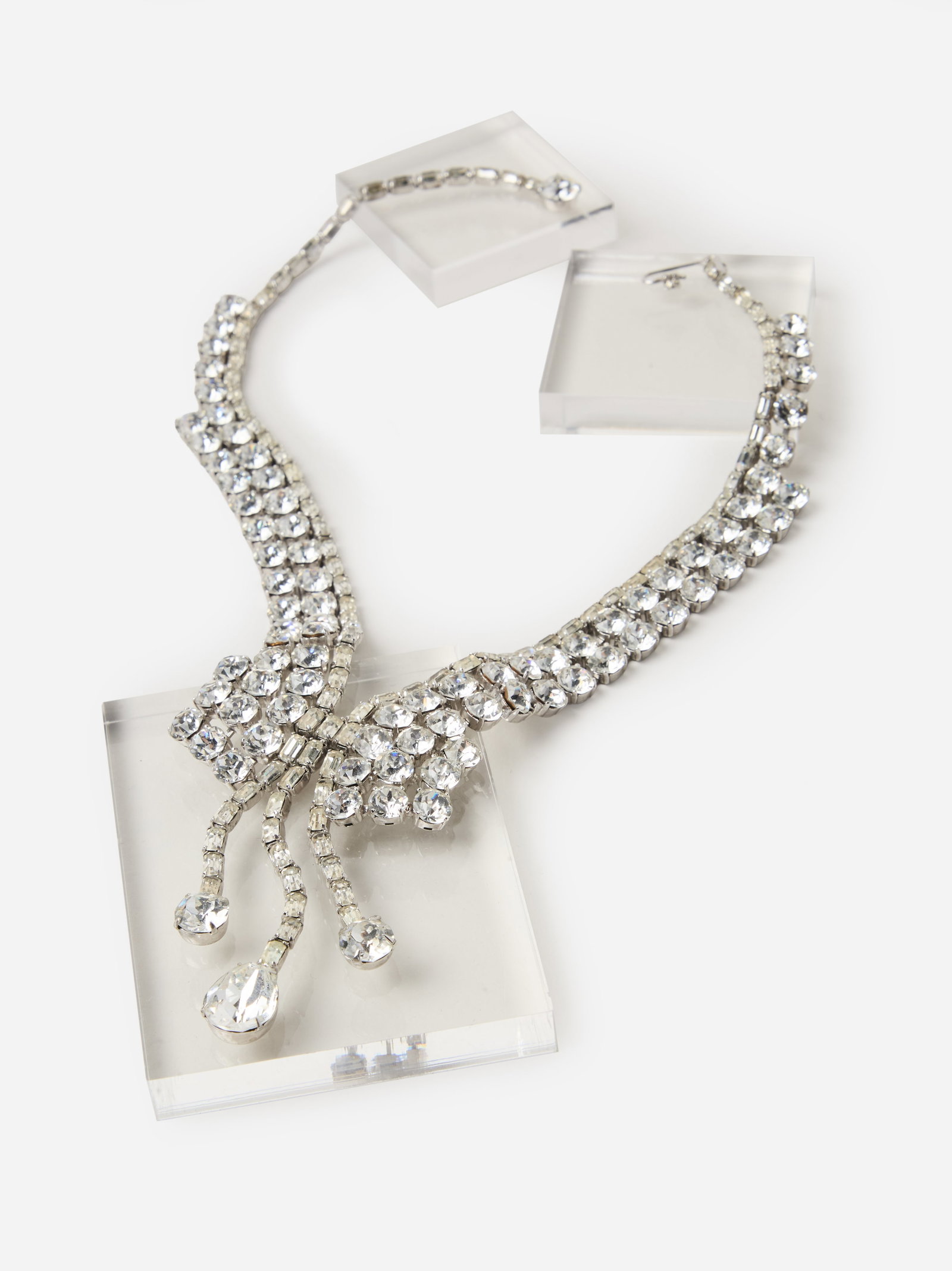 Schiaparelli | Rhinestone Fringe Necklace (1 of 3)