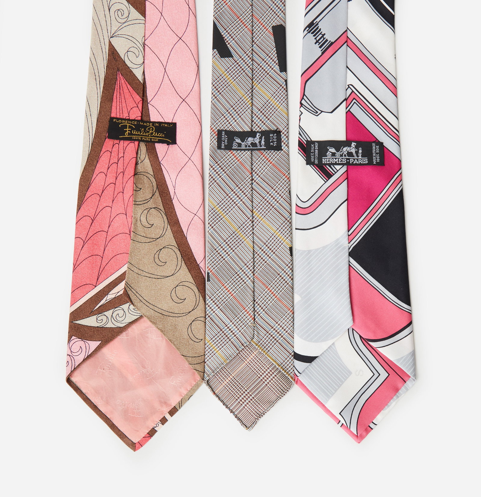 Designer Ties | Hermès & Pucci - 4