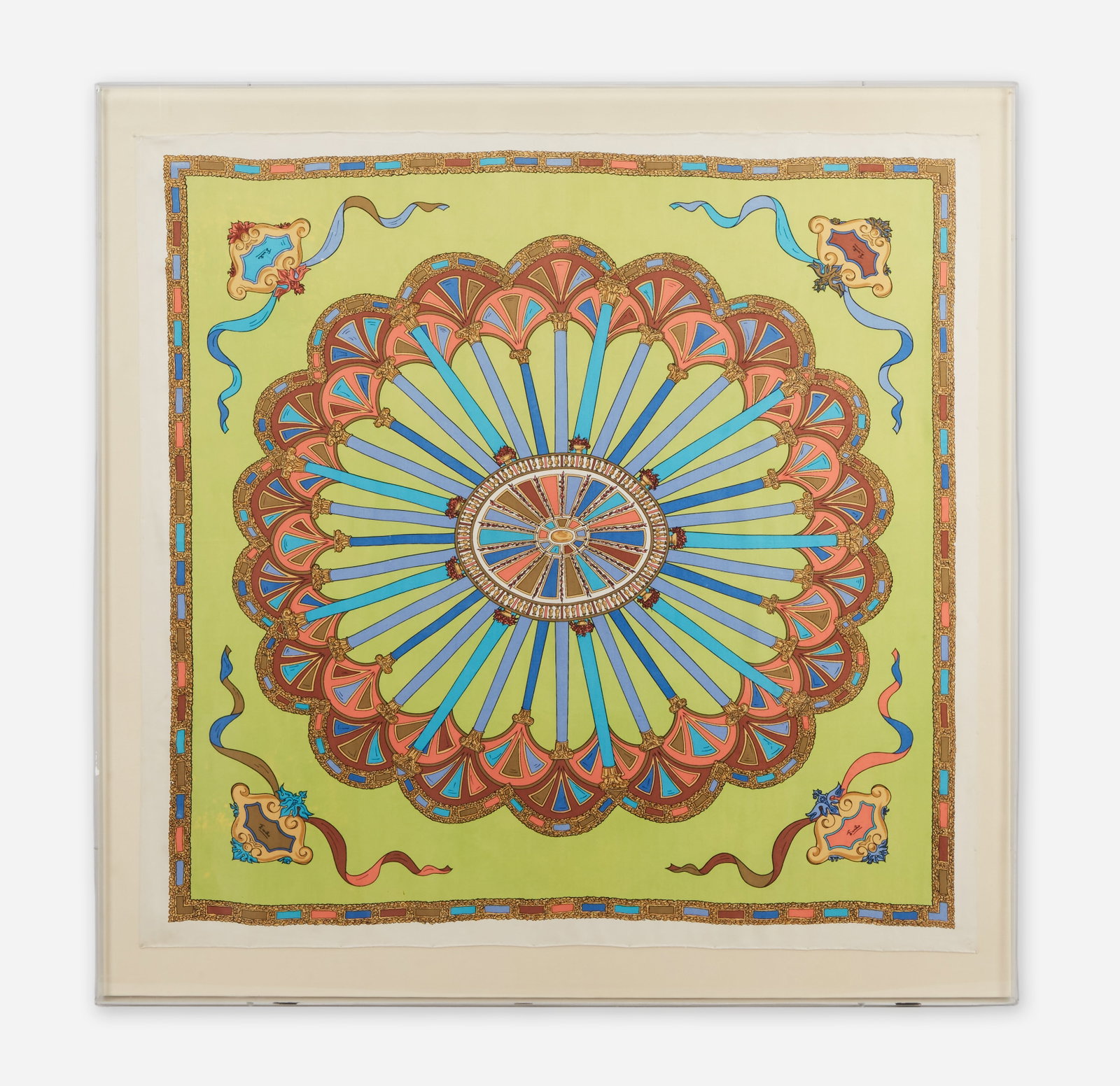 Emilio Pucci | 1960s Framed Silk Scarf (1 of 4)