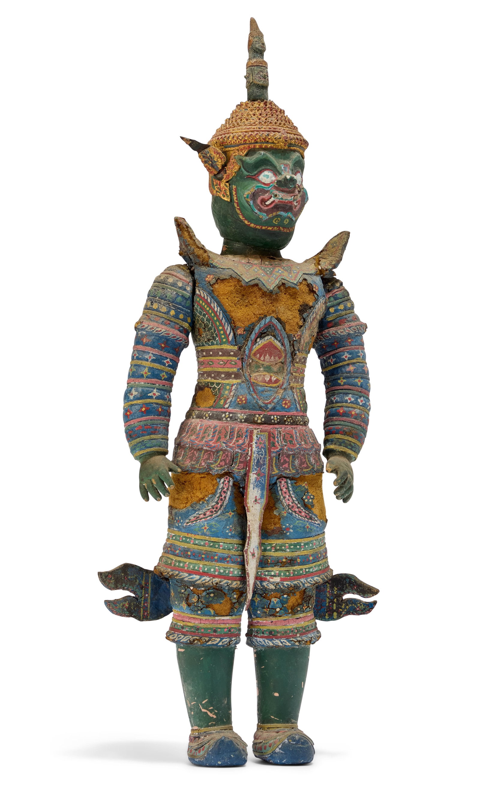 Jumborg Ace & Giant | Giant Miniature Prop: The original miniature Giant prop from the production of the superhero/kaiju film Jumborg Ace & Giant (Chaiyo Productions Co., Ltd. and Tsuburaya Productions, 1974). The prop is comprised of a hard-sh