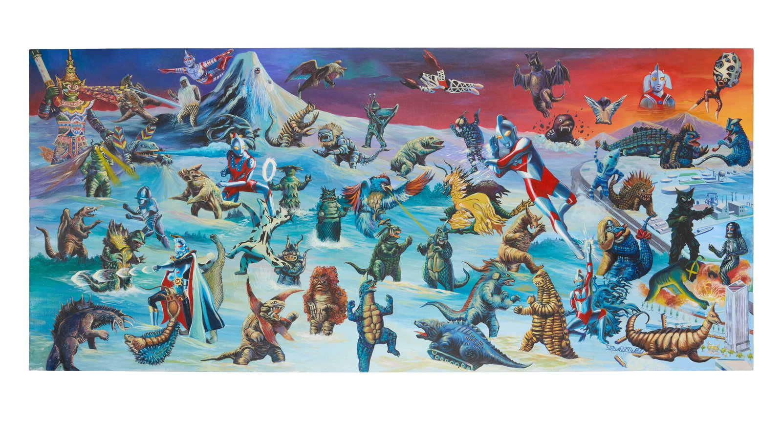 Ultraman | Painted Two-Panel Tableau - 2