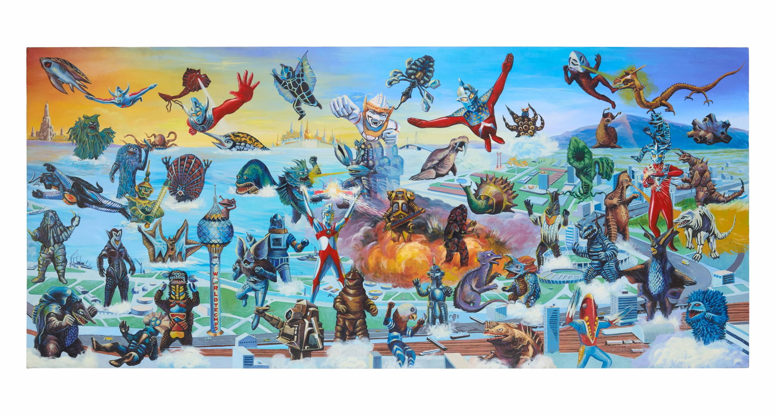 Ultraman | Painted Two-Panel Tableau - 3
