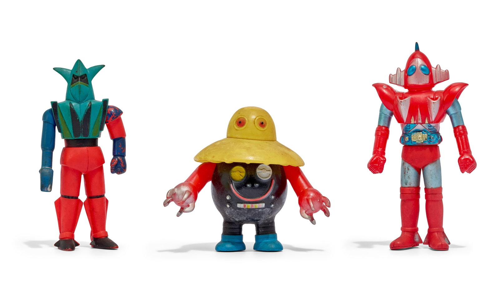 Sofubi | Vintage ?Space Ironman Kyodain" and ?Getter Robo G" Figures (3) (1 of 4)