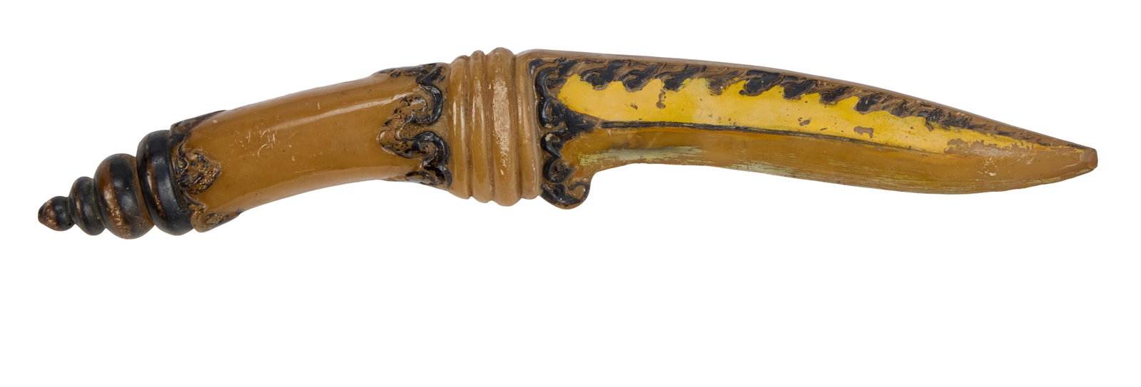 Krai Thong 2 | Dagger Prop: A prop dagger used in the production of the Thai fantasy horror film, Krai Thong 2 (Chaiyo Productions Co., Ltd., 1985), which adapts the story from Thai folklore. The dagger is made out of resin and