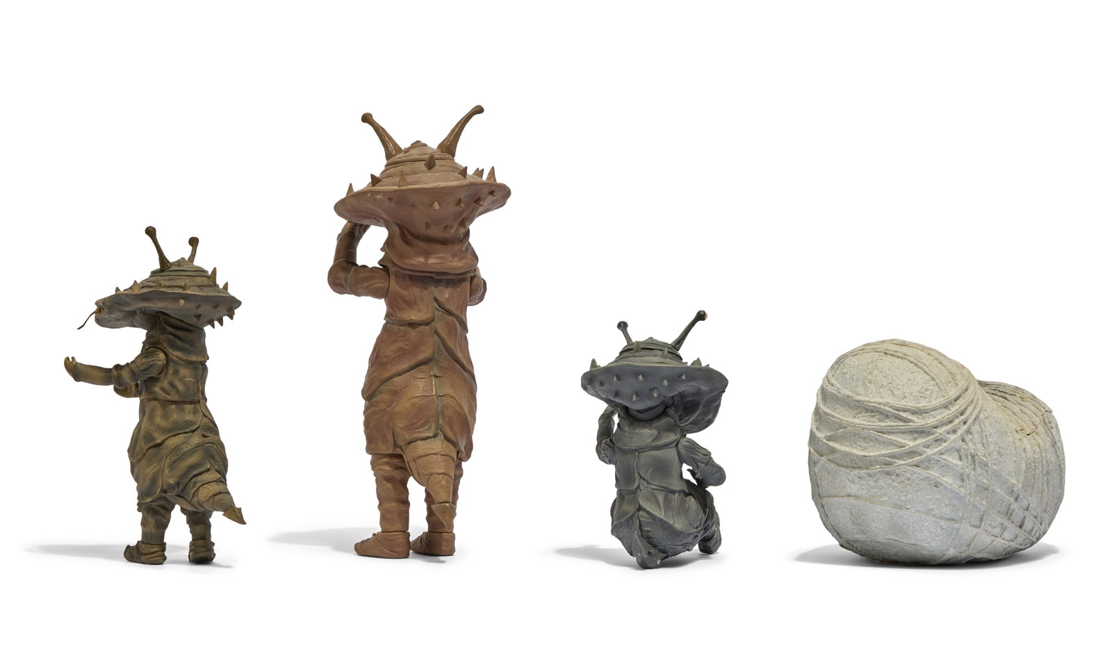Sofubi | Kanegon Figures (3), with Cocoon (1) - 2