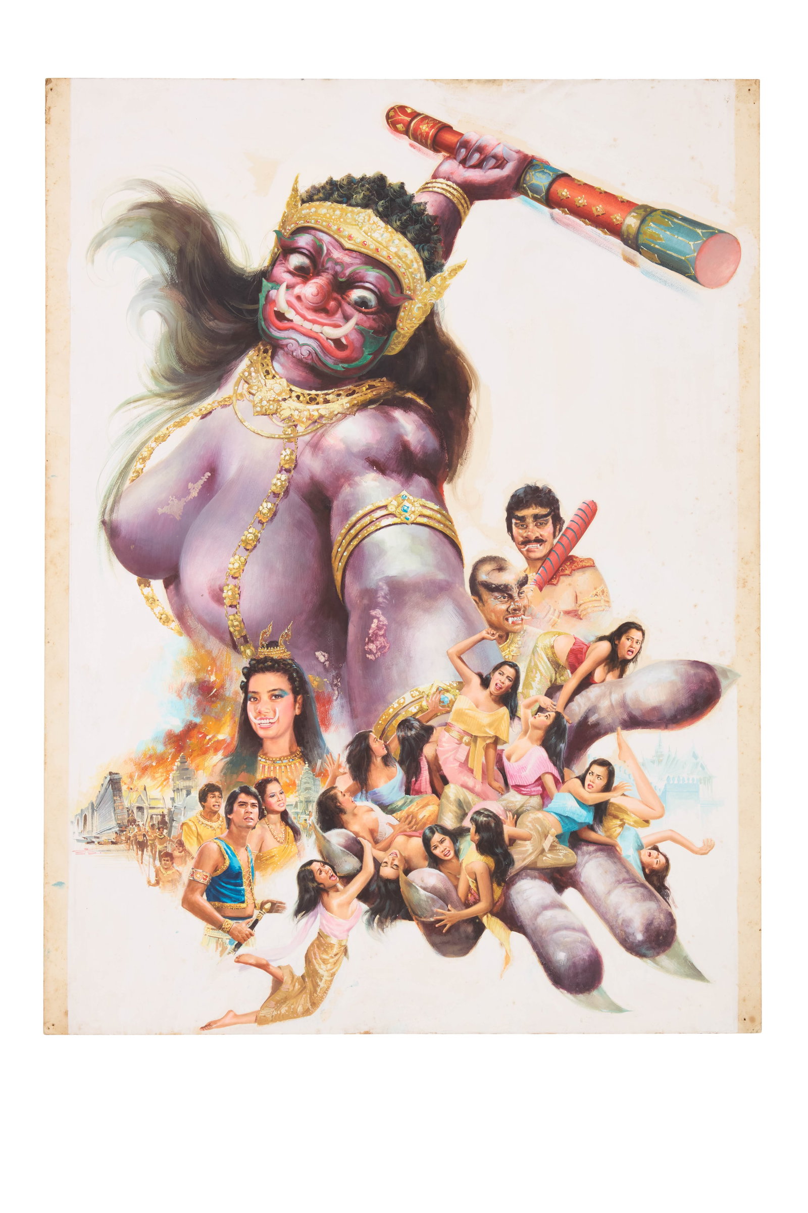 Phra Rot-Meri | Original Poster Artwork with Painted Title Card (1 of 5)