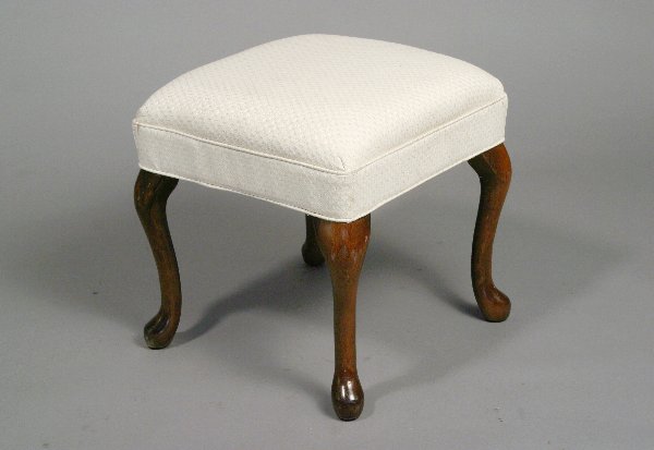 Barbra Streisand Queen Anne Style Foot Stool