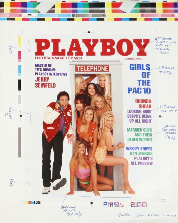 PLAYBOY Jerry Seinfeld Cover Layout