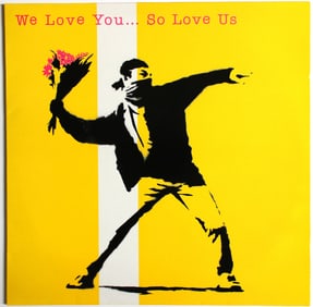Banksy We Love You So Love Us LP 2000