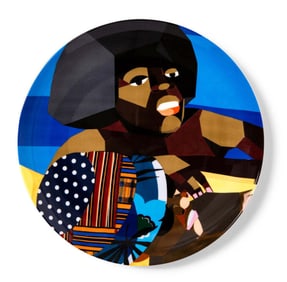 Derrick Adams Artist's plate 2020