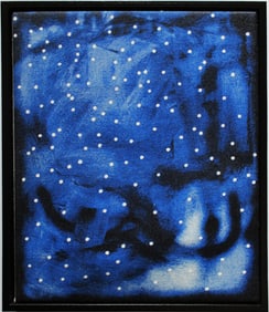 Lucien Smith Blue (limited edition of 50, stretched and framed canvas tote bag), 2010 2010