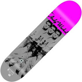 Andy Warhol Elvis skateboard ca. 2011