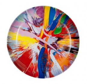 Damien Hirst Spin plate 2012