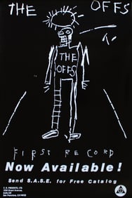 Jean-Michel Basquiat Original vintage The Offs poster 1984