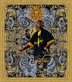 Kehinde Wiley WOW Artist Beach towel 2008
