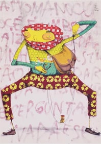 OSGEMEOS Juxtapoz poster 2008