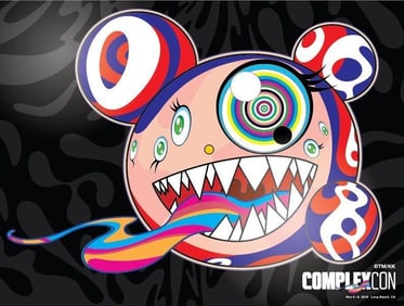 Takashi Murakami Complexcon poster print 2016