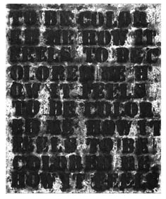 Glenn Ligon Untitled 1991