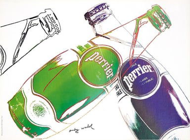 Andy Warhol Perrier 1983