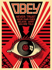 Shepard Fairey Eye Alert 2007