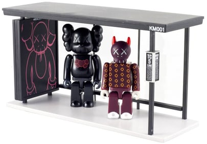KAWS Kubrick 100% and Bus Stop 2 2002