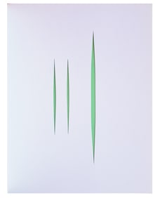 Lucio Fontana Untitled (Concetto Spaziale) 1966