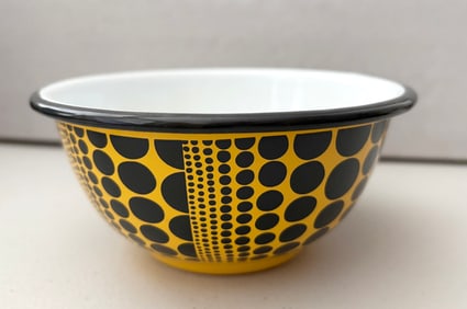 Yayoi Kusama LIFE IS THE HEART OF A RAINBOW Bowl 2017